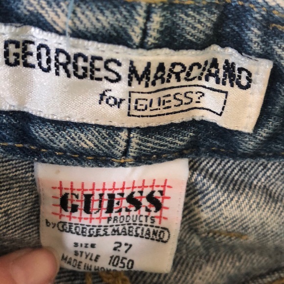 Vtg GUESS 90’s stone washed high waisted jeans - Picture 7 of 7